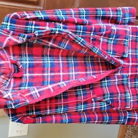 Alexander Del Rossa Fuzzy Footie Oversized Hoodie Attachable Feet Sz M Pajama - Picture 5 of 16